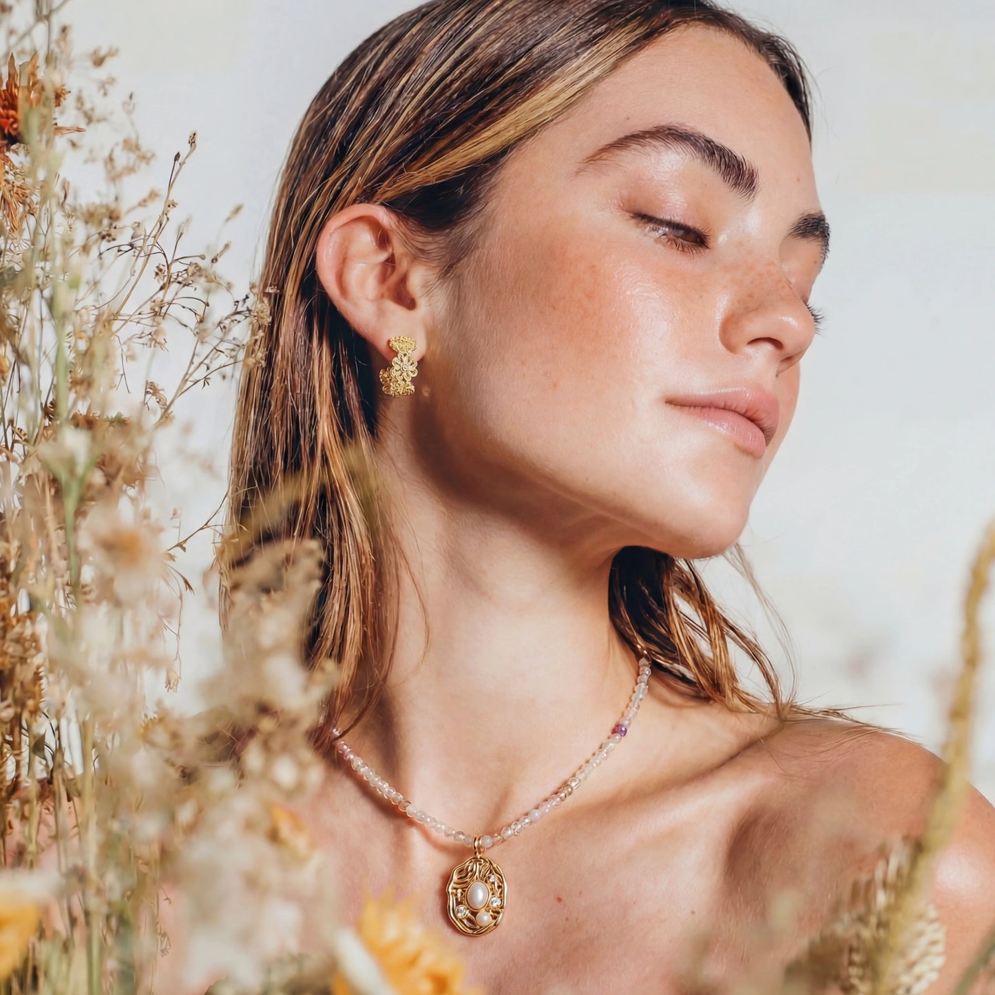 Bloom Filigrain Hoops